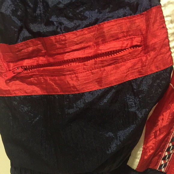 Stylish Red and Blue Women's Jacket - Picture 5 of 7